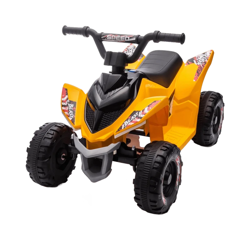 FINOOS Thunder – gele kinderquad 6V voor 1 tot 3 jaar