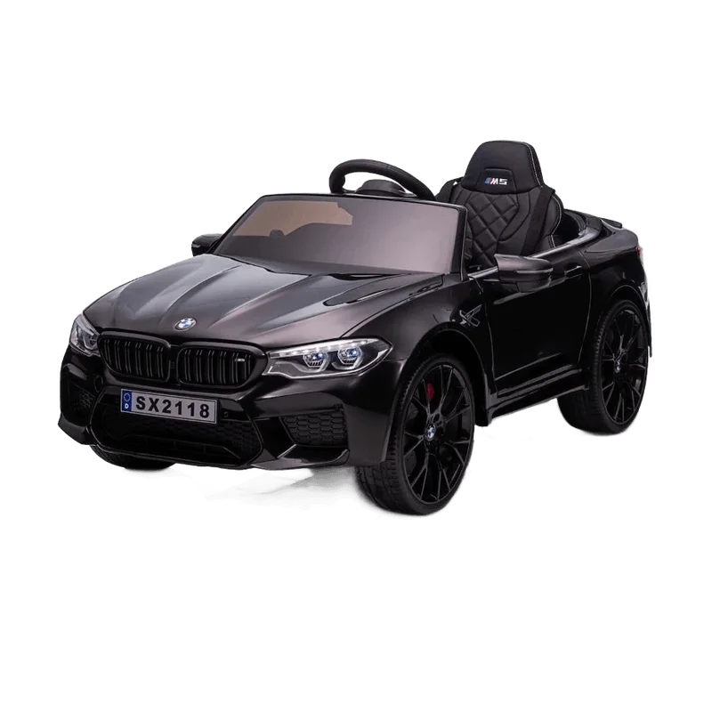 RideCars BMW M5 – kinderauto 24V met 5-puntsgordel