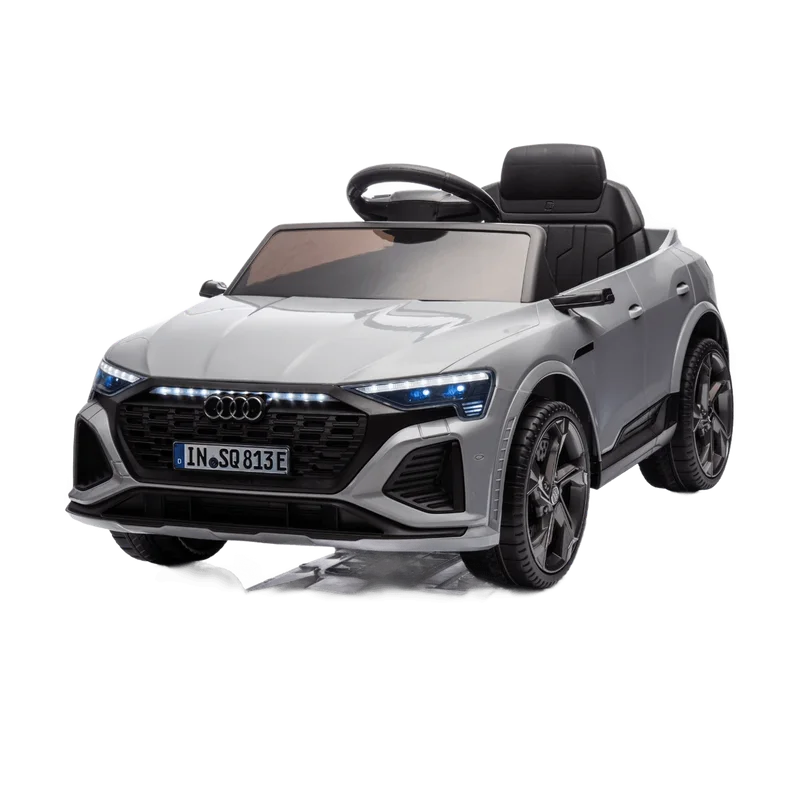 Vrooomy Audi SQ8 e-Tron – kinderauto 12V met EVA-banden