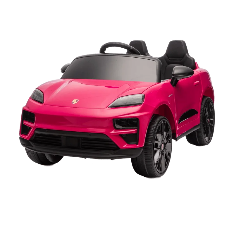 Vrooomy Porsche Macan Turbo – roze kinder-SUV 12V tot 6 jaar
