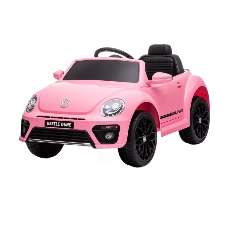 Vrooomy Volkswagen Beetle Full Option – kinderauto 12V roze